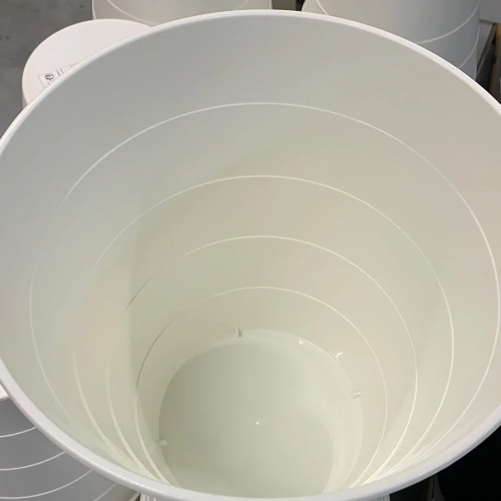Basic & Sturdy White Waste Bin from IKEA